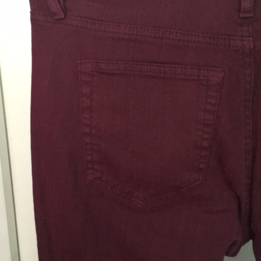 Burgundy Jeans - Picture 3 of 4